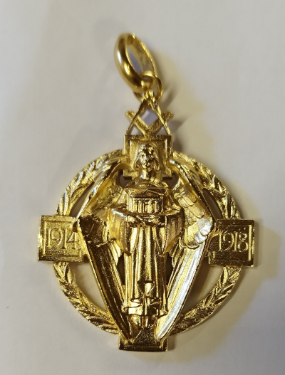 Lodge Hallstone Jewel - Gold Plating (image for) Lodge Hallstone Jewel - Gold Plating